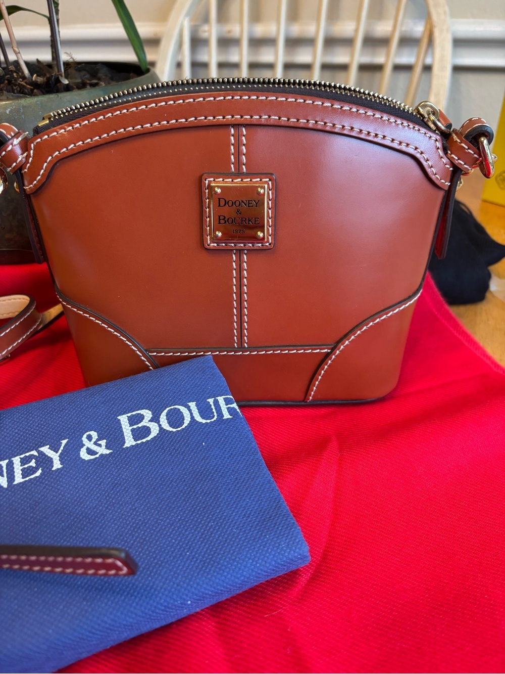 Dooney & Bourke Tan Leather Small Crossbody NWT